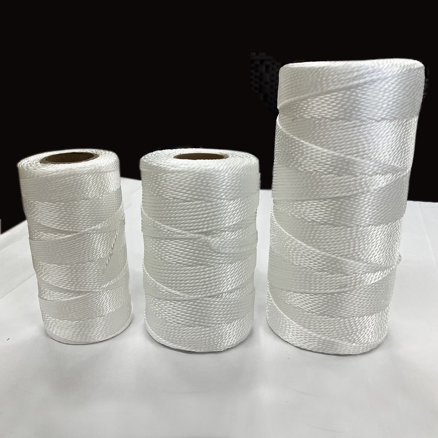 Twisted Nylon Hitching String, white, crafting, select size